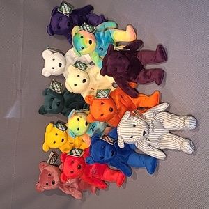 Salvino's Bamm Beano's Beanie Bear MLB Baseball Player Lot